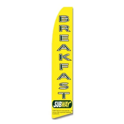 [PF-027752] Subway Breakfast Banner Flag