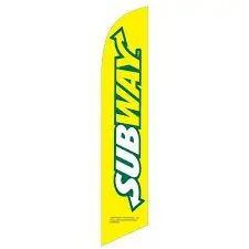 [PF-027753] Subway Logo Banner Flag