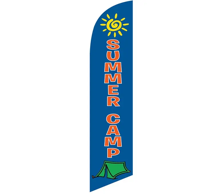 Summer Camp Banner Flag