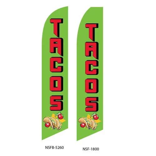 Tacos Banner Flag