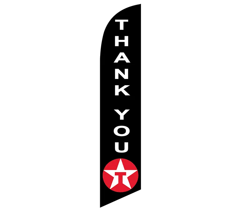 [PF-027794] Texaco Thank You Banner Flag