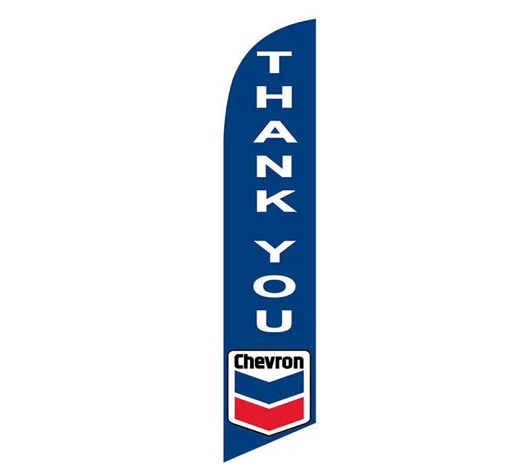 [PF-027797] Thank You Chevron Banner Flag