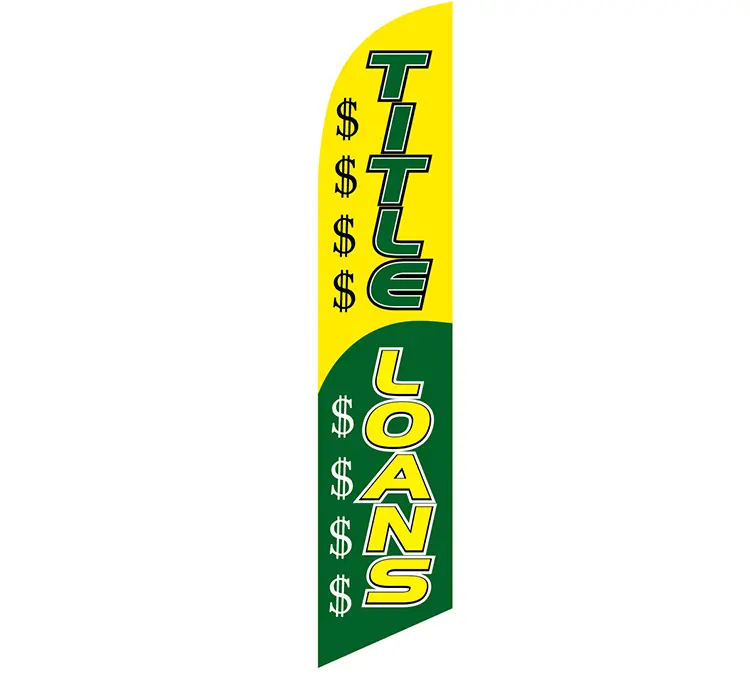 [PF-027817] Title Loans Banner Flag