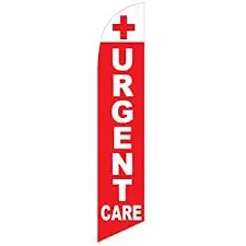 [PF-027874] Urgent Care Banner Flag red