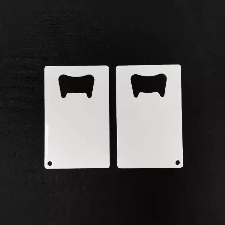 White Rectangle Bottle Opener | Sublimation Blanks