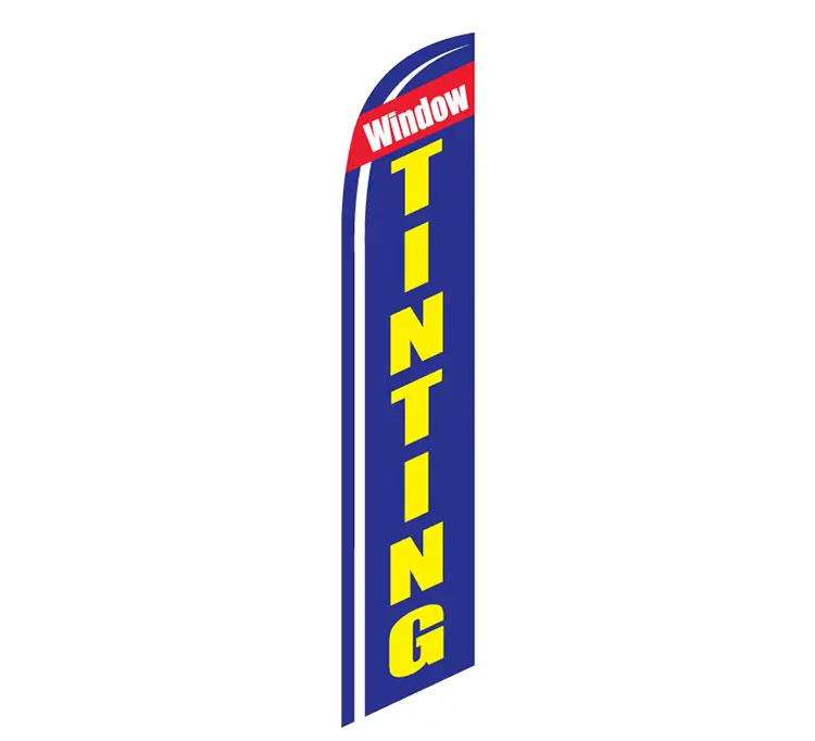 Window Tinting Banner Flag
