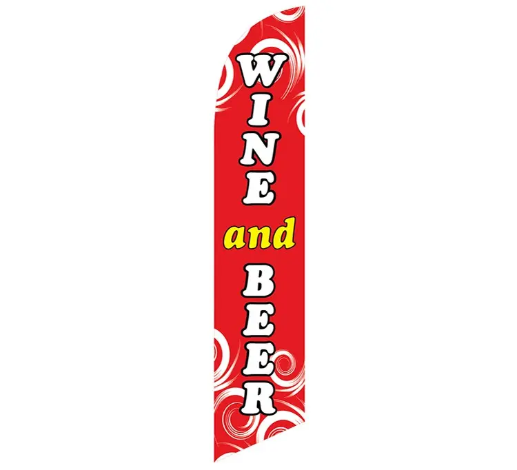 Wine and Beer Banner Flag