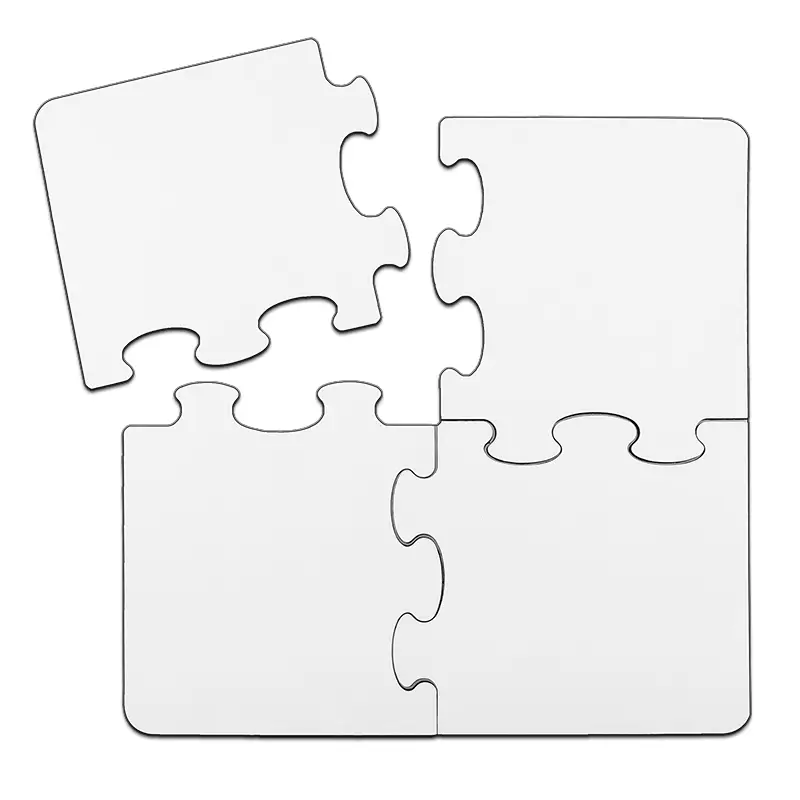 [PF-026885] MDF Puzzle 4 pcs | Sublimation Blank
