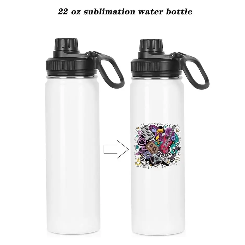 22 oz Sports Water Bottle | Sublimation Blank