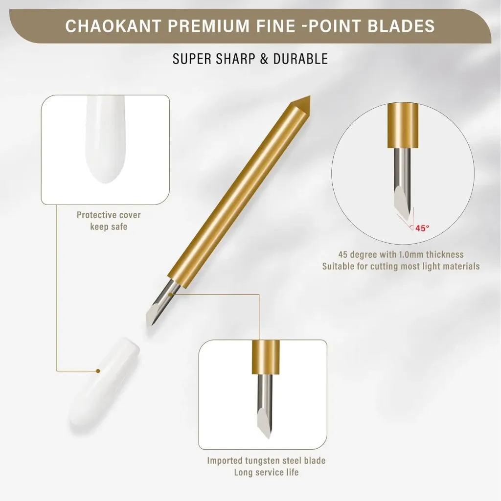 [PFV-000606] Premium Fine Point Blades 45° for Cricut Maker 3/Maker/Explore 3/Air 2/Air/One
